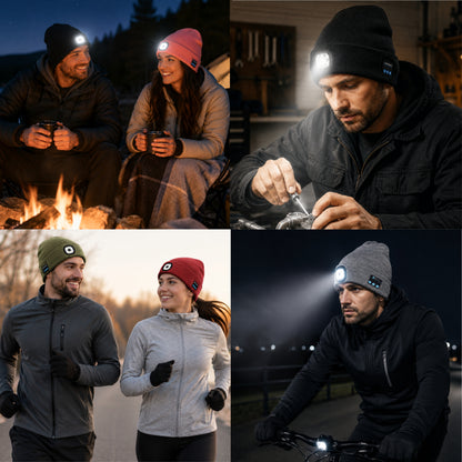 PureRelatable™ LumiWarm LED Bluetooth Beanie